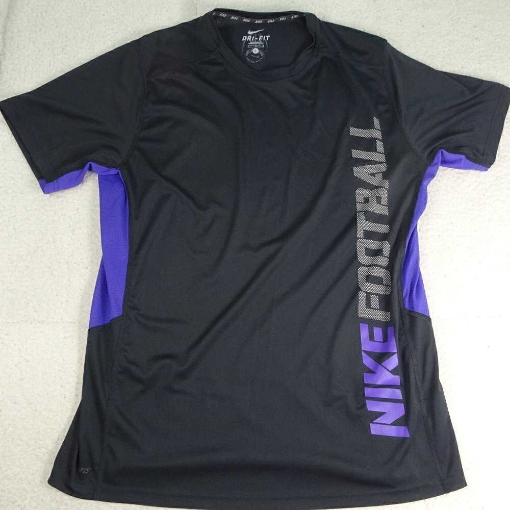 Nike Football Dri-Fit Black Shirt Large